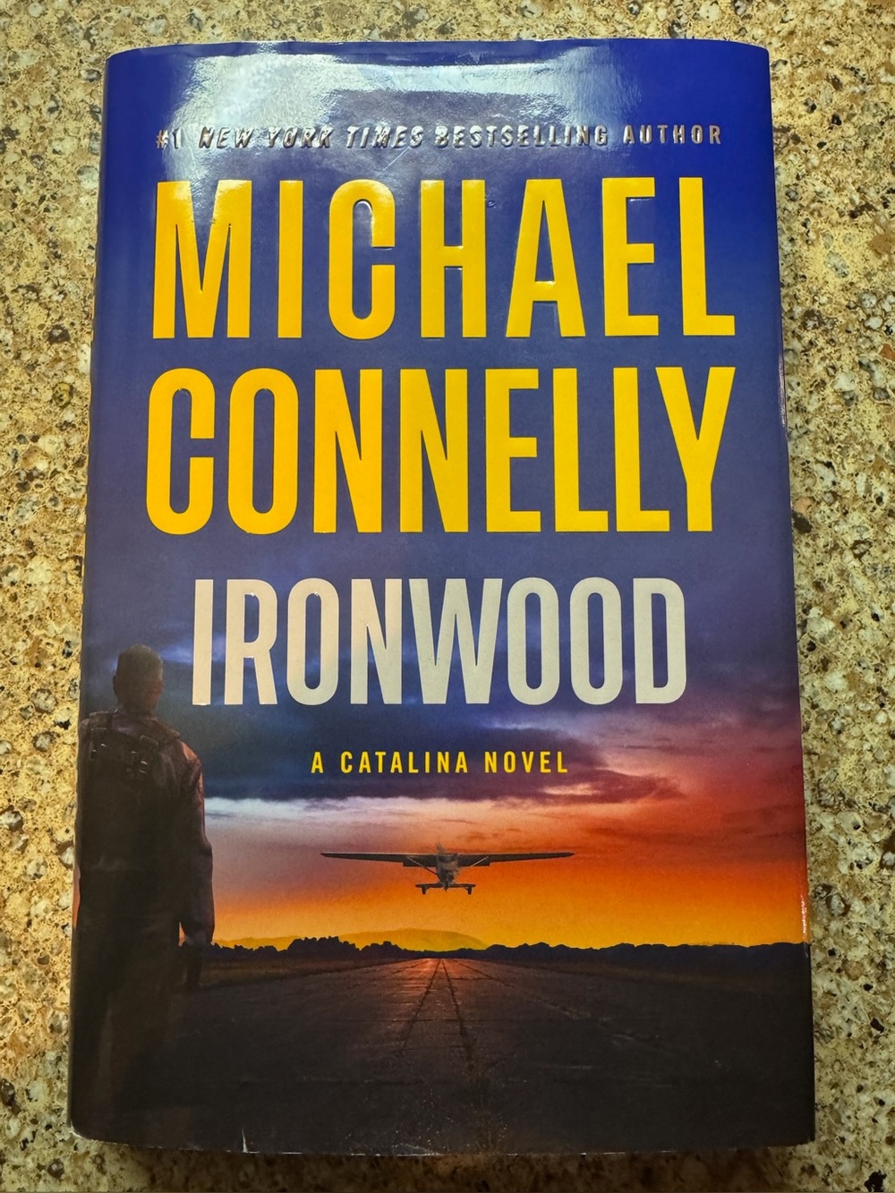 Michael Connelly Ironwood Hardcover - Blue & Yellow Cover